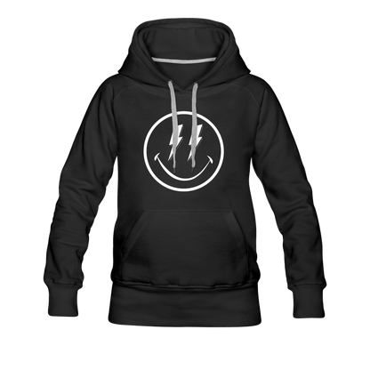 The Party Follows Me Trippy Hoodie - black