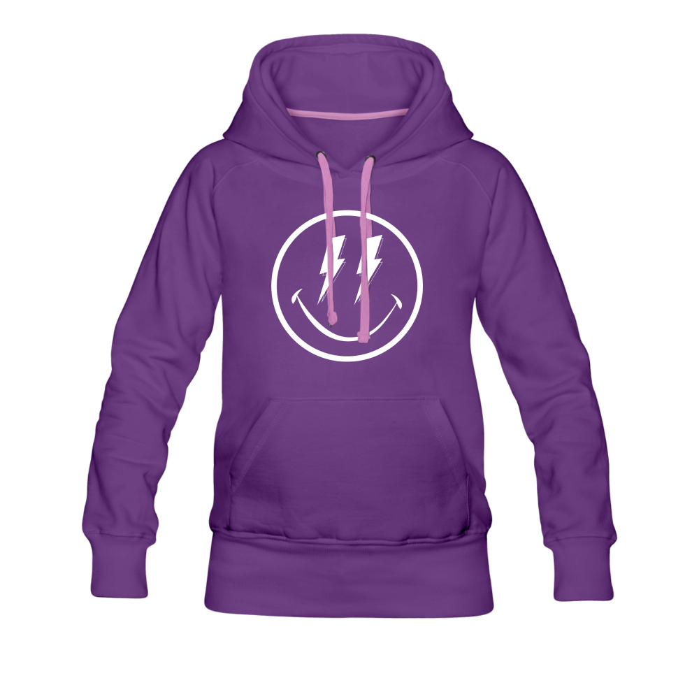 The Party Follows Me Trippy Hoodie - purple