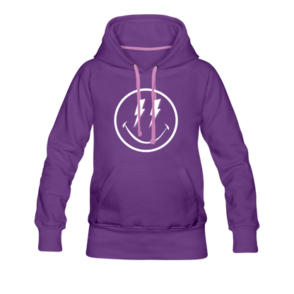 The Party Follows Me Trippy Hoodie - purple